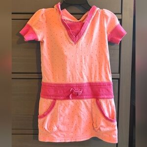 Charming Pink Kids Casual Dress